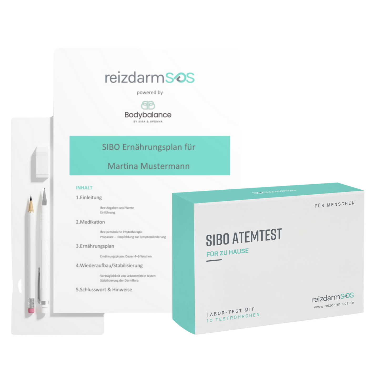 2in1 - SIBO-Atemtest + SIBO Ernährungsplan powered by Bodybalance