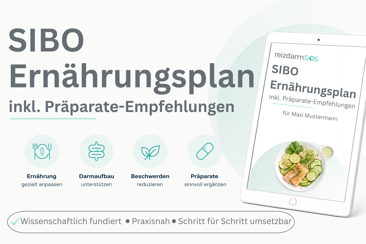 SIBO Ernährungsplan inkl. Präparat-Empfehlungen