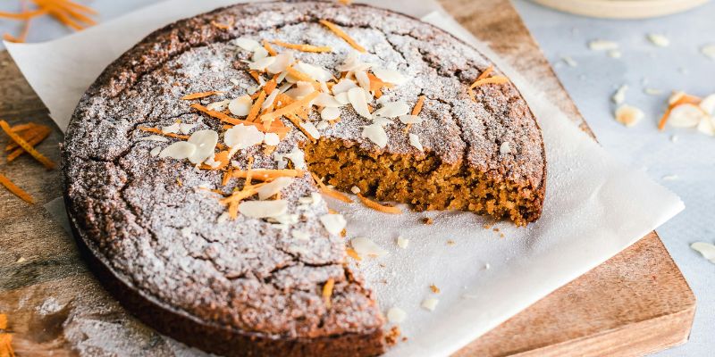 Rezept: low-FODMAP Karottenkuchen