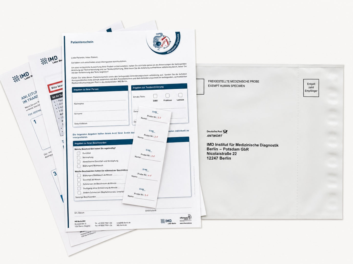 Atemtest Fruktosemalabsorption IMD - NUR MIT ANFORDERUNGSSCHEIN BESTELLBAR